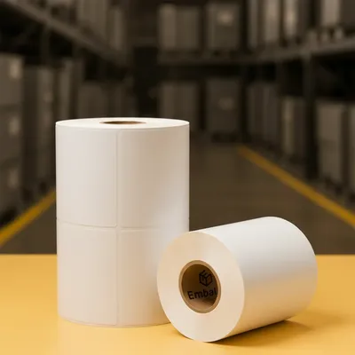 Etiquetas inteligentes para expedição em papel couchê BOPP e térmico